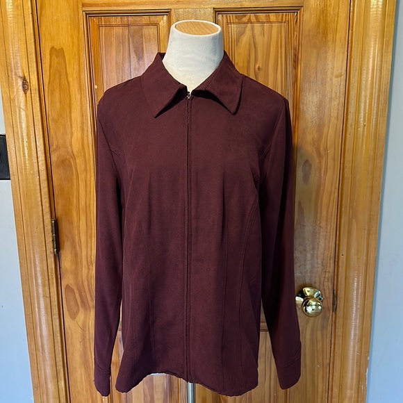 Micro suede zip up - Picture 1 of 8